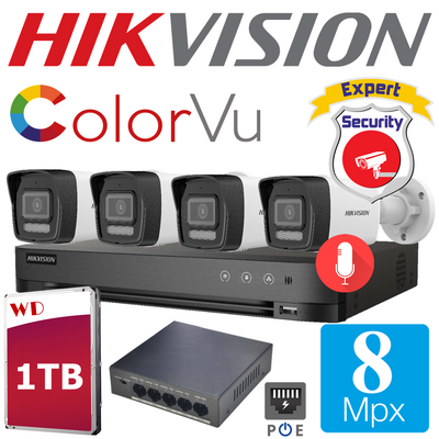 SET Hikvision 8 MPX Color VU 8 Mpx фото